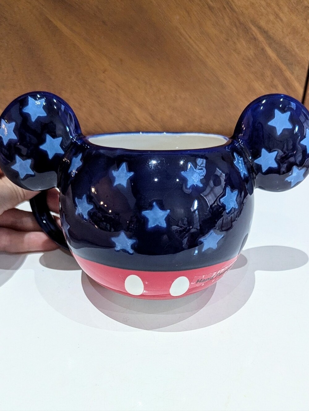 New Disney 3D  Mickey Mouse Ears July 4th American Patriotic Mug